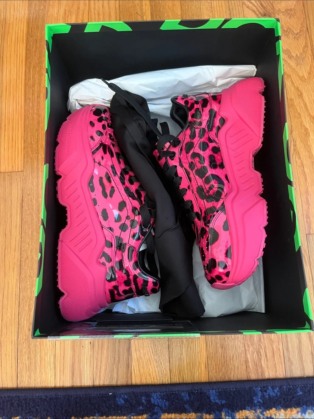 Dolce & Gabbana Daymaster Fucsia Sneakers- NIB